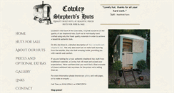 Desktop Screenshot of cowleyshepherdshuts.co.uk